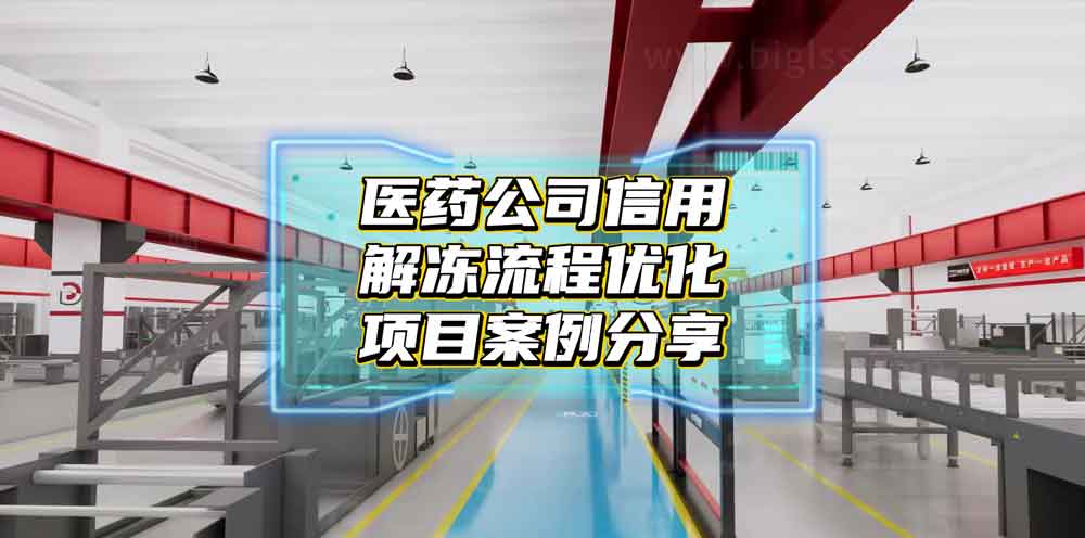 醫(yī)藥公司信用解凍流程優(yōu)化項(xiàng)目案例